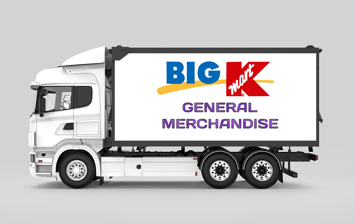 Big Kmart General Merchandise Truckload